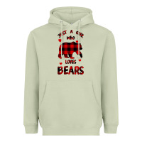 Matcha Just A Girl Who Loves Bears Heavyweight Hoodie - Bettercallsaul