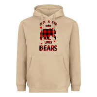 Mushroom Just A Girl Who Loves Bears Heavyweight Hoodie - Bettercallsaul
