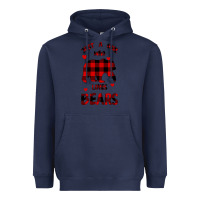 Navy Just A Girl Who Loves Bears Heavyweight Hoodie - Bettercallsaul