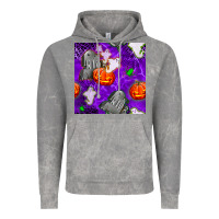 Cloud Rock tombstone and ghosts seamless paternal Vintage Hoodie - BundleAndBundleShop