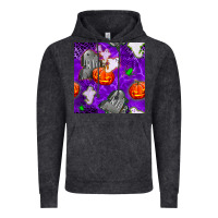 Tombstone And Ghosts Seamless Paternal Vintage Hoodie | Teevron