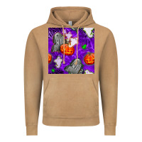Vintage Camel tombstone and ghosts seamless paternal Vintage Hoodie - BundleAndBundleShop