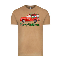 Vintage Camel merry christmas truck gnomes Vintage Tee - AdoDesignShop