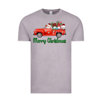 Vintage Zinc merry christmas truck gnomes Vintage Tee - AdoDesignShop