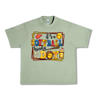 Oil Green its a softball kinda day Urban Heavy Tee - AdoDesignShop