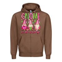 Chestnut gnome for the holidays Zipper Hoodie - MaliasSmallBusiness