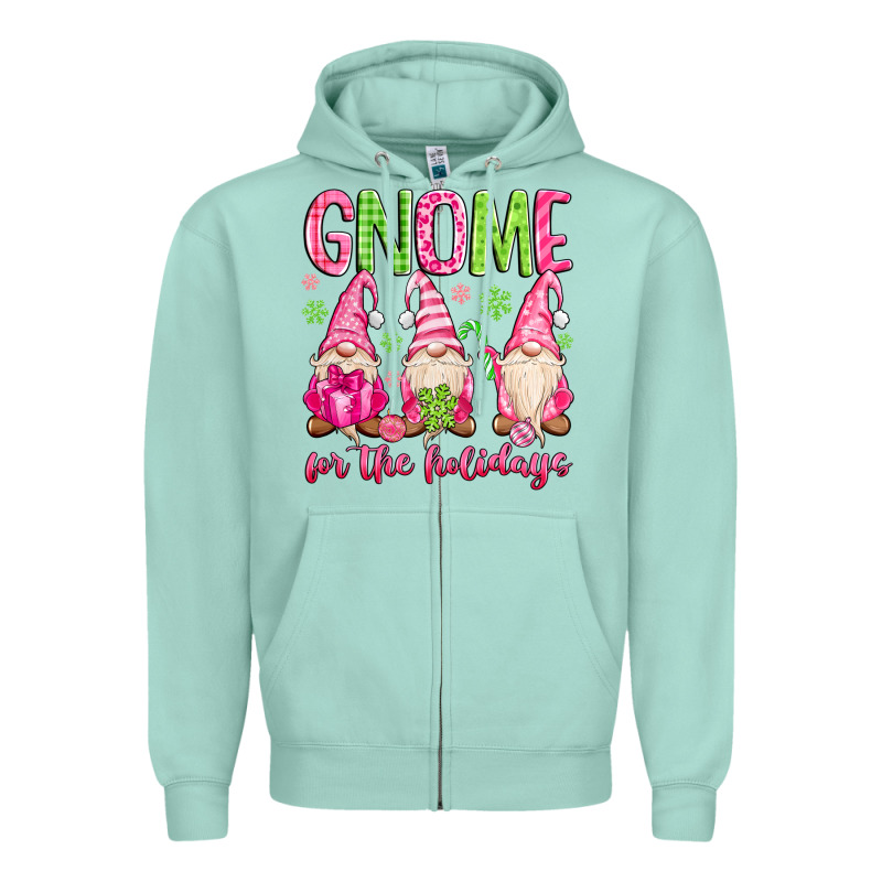 Gnome For The Holidays Zipper Hoodie by MaliasSmallBusiness | Teevron
