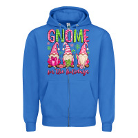 True Royal gnome for the holidays Zipper Hoodie - MaliasSmallBusiness