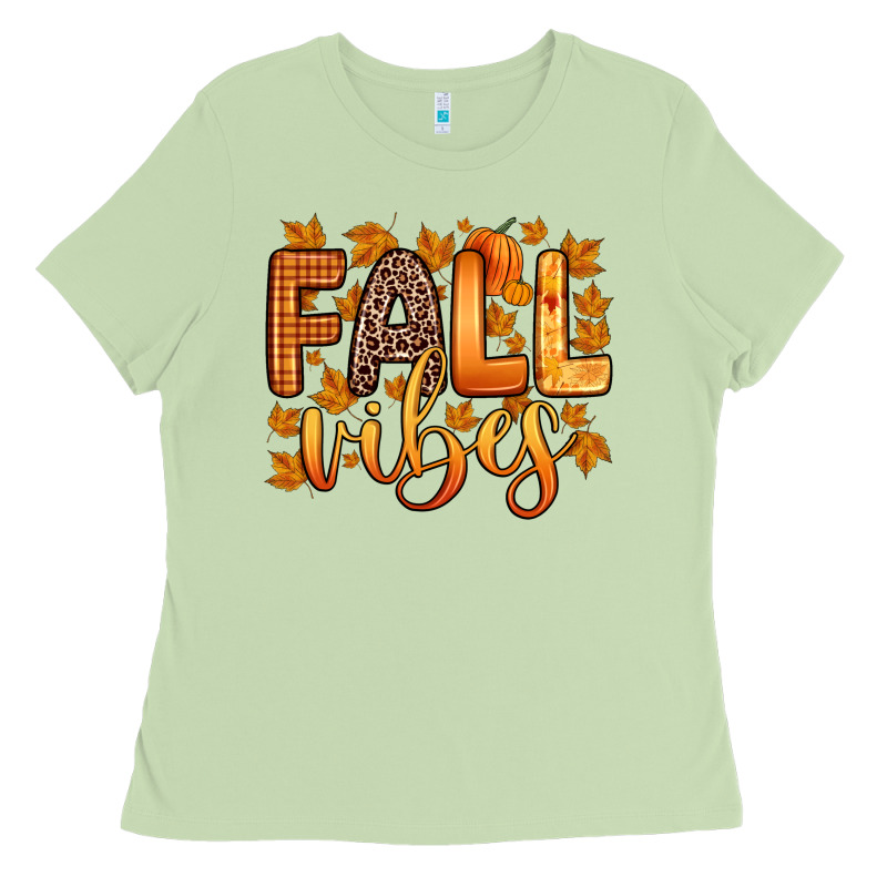 Fall Vibes Ladies Tee by Zillion Design Studio | Teevron