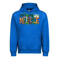 Cobalt One lucky Nurse with elements St. Patricks Day Urban Hoodie - HowdyJamesFarm