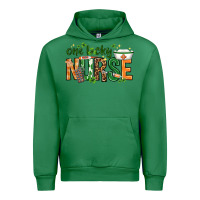 Emerald One lucky Nurse with elements St. Patricks Day Urban Hoodie - HowdyJamesFarm
