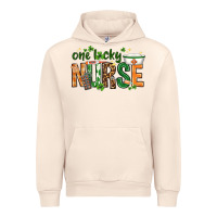 Sandshell One lucky Nurse with elements St. Patricks Day Urban Hoodie - HowdyJamesFarm