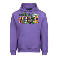 Tulip One lucky Nurse with elements St. Patricks Day Urban Hoodie - HowdyJamesFarm