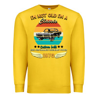 Lemon Vintage 50th Birthday I'm Not Old I'm A Classic Born In 1970 Premium Sweatshirt - Bettercallsaul