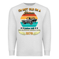 Oatmeal Heather Vintage 50th Birthday I'm Not Old I'm A Classic Born In 1970 Premium Sweatshirt - Bettercallsaul