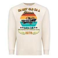Sandshell Vintage 50th Birthday I'm Not Old I'm A Classic Born In 1970 Premium Sweatshirt - Bettercallsaul