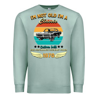 Seafoam Vintage 50th Birthday I'm Not Old I'm A Classic Born In 1970 Premium Sweatshirt - Bettercallsaul
