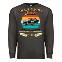 Smoke Vintage 50th Birthday I'm Not Old I'm A Classic Born In 1970 Premium Sweatshirt - Bettercallsaul