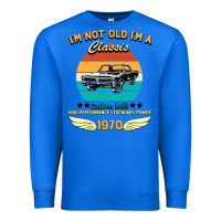 True Royal Vintage 50th Birthday I'm Not Old I'm A Classic Born In 1970 Premium Sweatshirt - Bettercallsaul