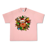 Salmon Christmas reindeer sunflower Urban Heavy Tee - Jasminsmagicworld