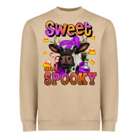 Mushroom sweet and spooky halloween cow Heavyweight Sweatshirt - Jasminsmagicworld