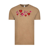 Vintage Coffee love and  love balloons Vintage Tee - AdoDesignShop