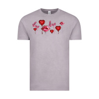 Vintage Zinc love and  love balloons Vintage Tee - AdoDesignShop