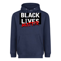 Navy Black Lives Matter Heavyweight Hoodie - Bettercallsaul