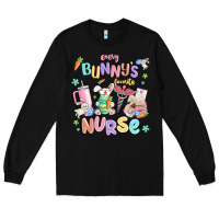 Black every favorite bunnys nurse Long Sleeve Tee - MaliasSmallBusiness