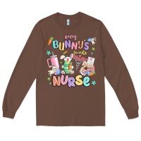 Chestnut every favorite bunnys nurse Long Sleeve Tee - MaliasSmallBusiness
