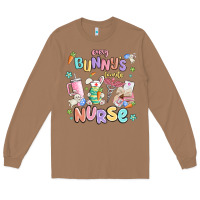 Toasted Coconut every favorite bunnys nurse Long Sleeve Tee - MaliasSmallBusiness