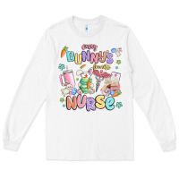 White every favorite bunnys nurse Long Sleeve Tee - MaliasSmallBusiness