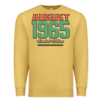 Antique Gold August 1965 Limited Edition 55 Years Of Being Awesome Premium Sweatshirt - Bettercallsaul