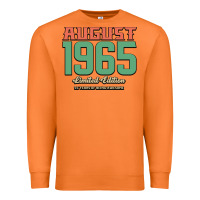 Carrot August 1965 Limited Edition 55 Years Of Being Awesome Premium Sweatshirt - Bettercallsaul