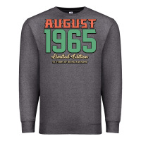 Charcoal Heather August 1965 Limited Edition 55 Years Of Being Awesome Premium Sweatshirt - Bettercallsaul