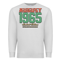Dove Grey August 1965 Limited Edition 55 Years Of Being Awesome Premium Sweatshirt - Bettercallsaul