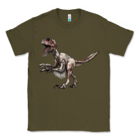 Army Green Deinonychus Classic Tee - LillyAllenDesigns