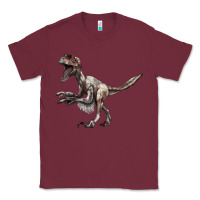 Burgundy Deinonychus Classic Tee - LillyAllenDesigns