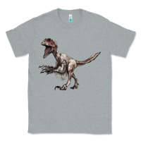 Heather Grey Deinonychus Classic Tee - LillyAllenDesigns