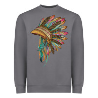 Storm indian leopard headdress Heavyweight Sweatshirt - BarkalooDesign