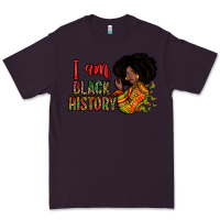 Plum I am black history Premium Tee - Zillion Design Studio