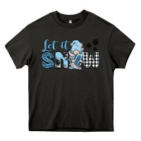 Asphalt let it snow gnome Heavy Core Tee - BarkalooDesign