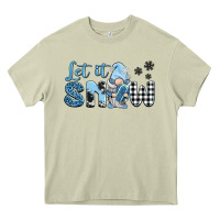 Mossy let it snow gnome Heavy Core Tee - BarkalooDesign