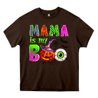 Chocolate Brown mama is my boo Heavy Core Tee - Zillion Design Studio