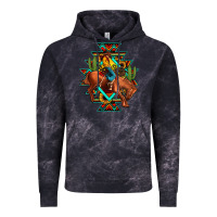 Cloud Black aztec rodeo cowboy Vintage Hoodie - JahusDesignShop