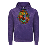 Cloud Purple aztec rodeo cowboy Vintage Hoodie - JahusDesignShop