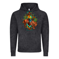 Vintage Black aztec rodeo cowboy Vintage Hoodie - JahusDesignShop