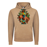 Vintage Coffee aztec rodeo cowboy Vintage Hoodie - JahusDesignShop