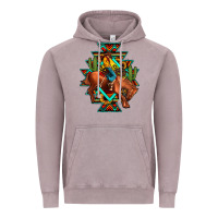 Aztec Rodeo Cowboy Vintage Hoodie | Teevron