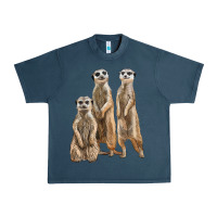 Midnight Navy 3 meerkat Urban Heavy Tee - LillyAllenDesigns
